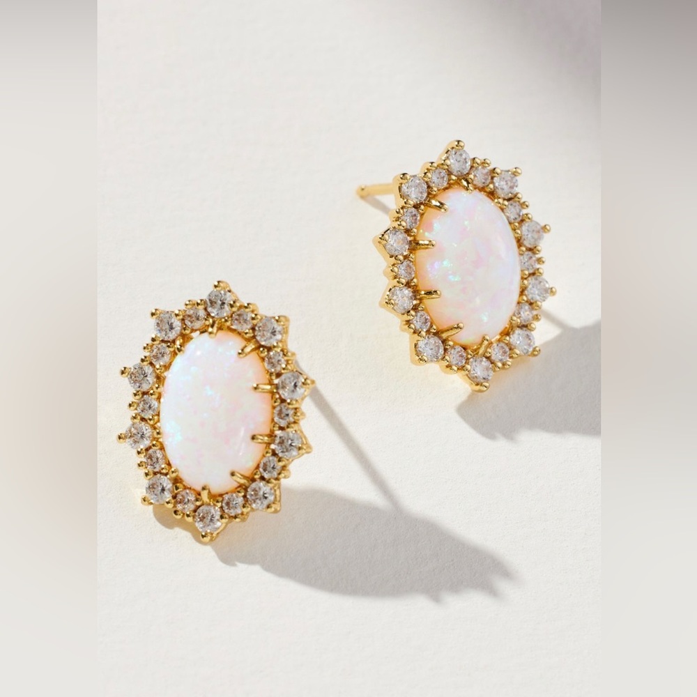 Anthropologie Opal Earrings